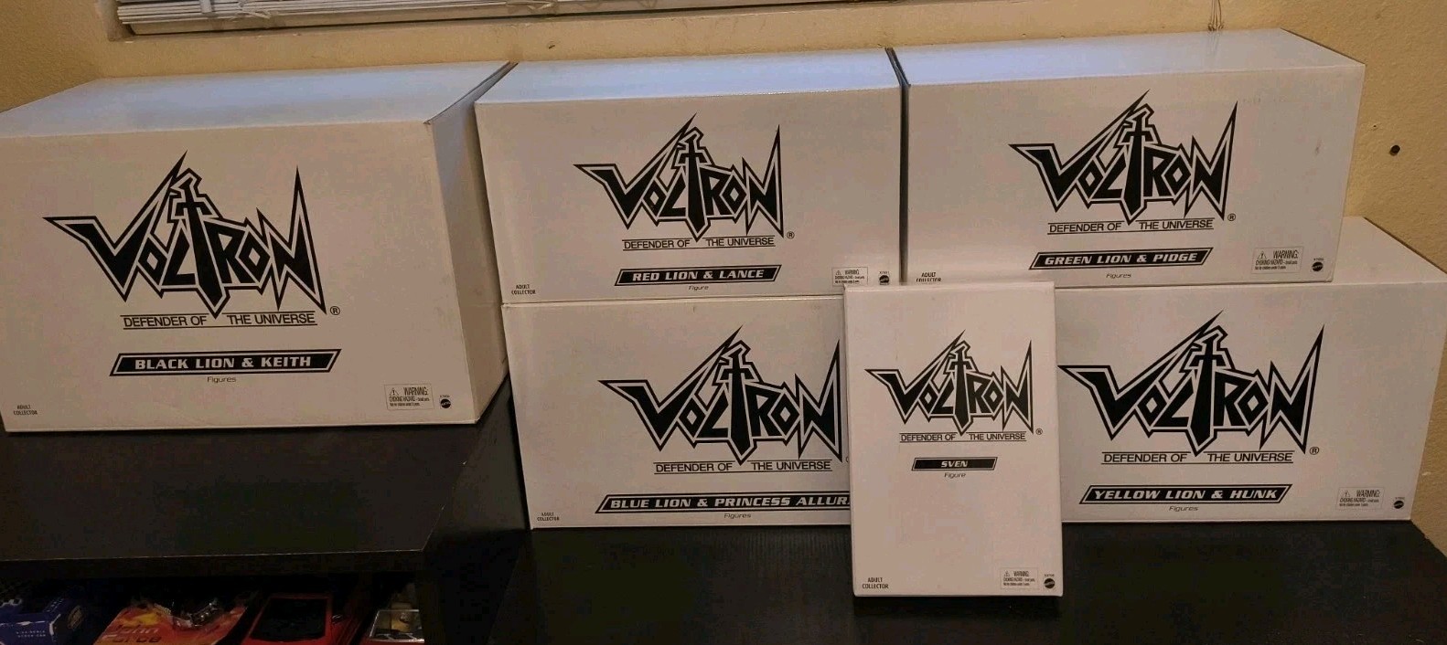 MATTEL VOLTRON Club Lion Force Complete. MATTY COLLECTOR 5 Lion/Pilot+Sven! NIB