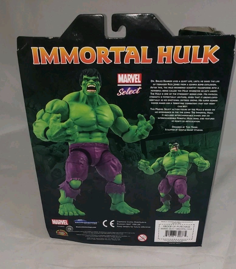 Diamond Select Marvel IMMORTAL HULK Special Collector Edition Action Figure MIB