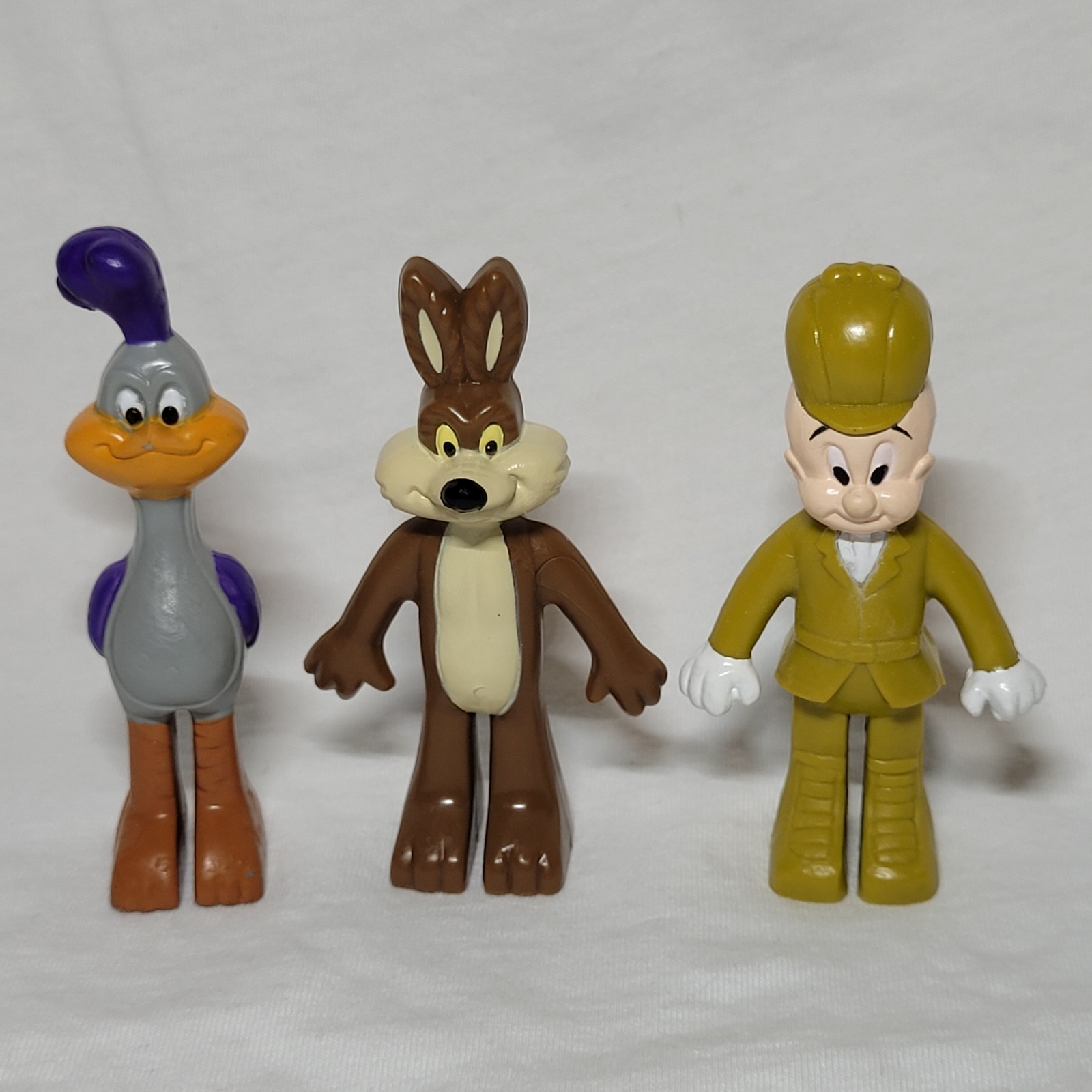 1988 Warner Bros. Looney Tunes PVC Figures Set Of 3 Arby’s Kids Meal Toys