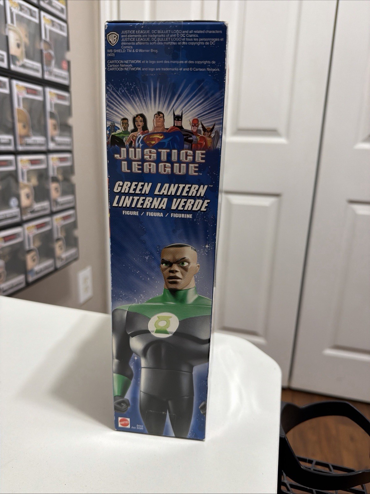2003 10” Justice League Green Lantern New In Original Blue Box Never Opened.