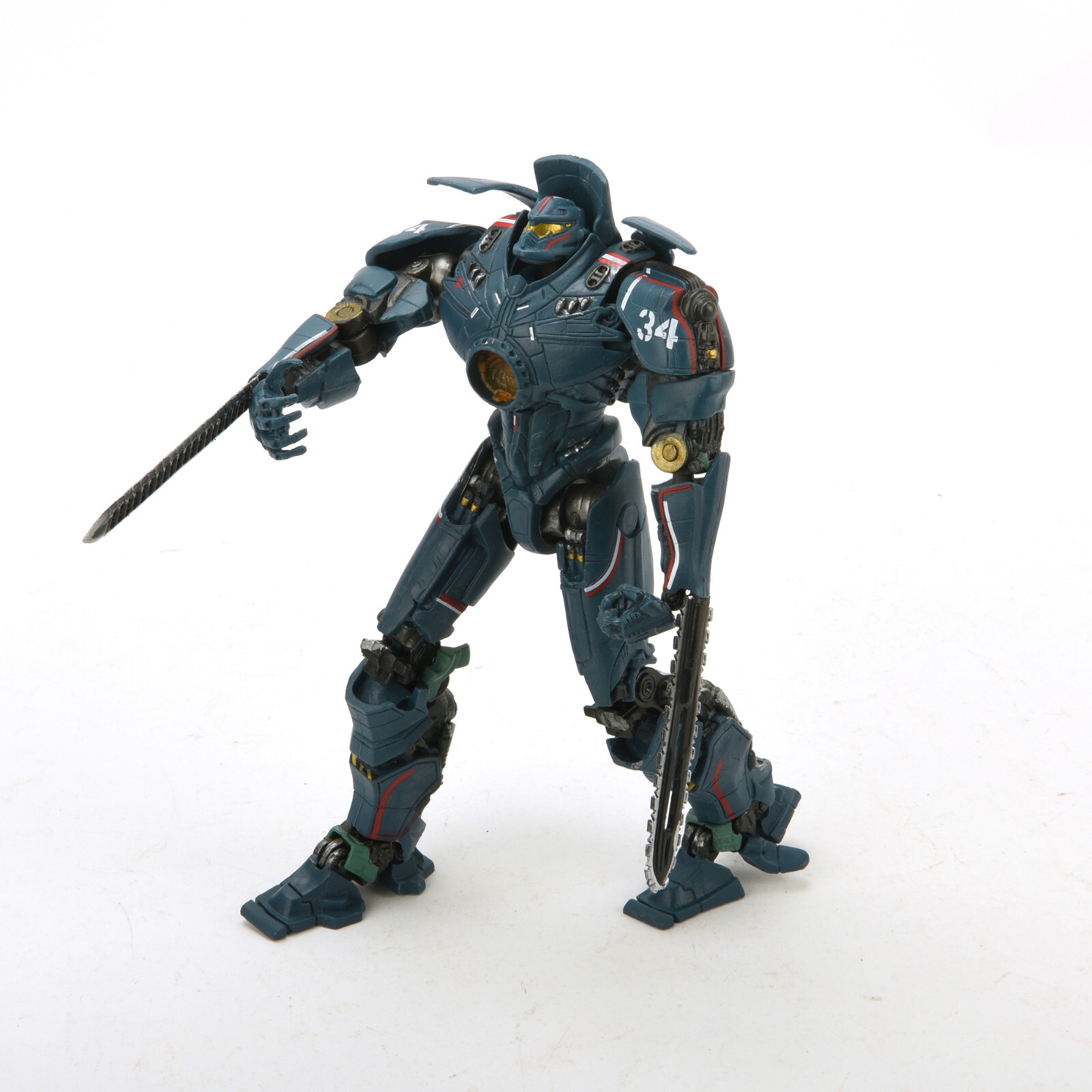 Uprising Side Jaeger Gipsy Danger Avenger 7″ Action Figure Toy LED Light Version