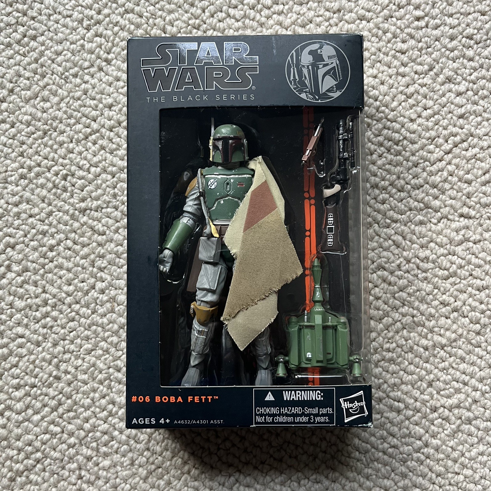 Star Wars Black Series Boba Fett 6” Orange Line #14 2013
