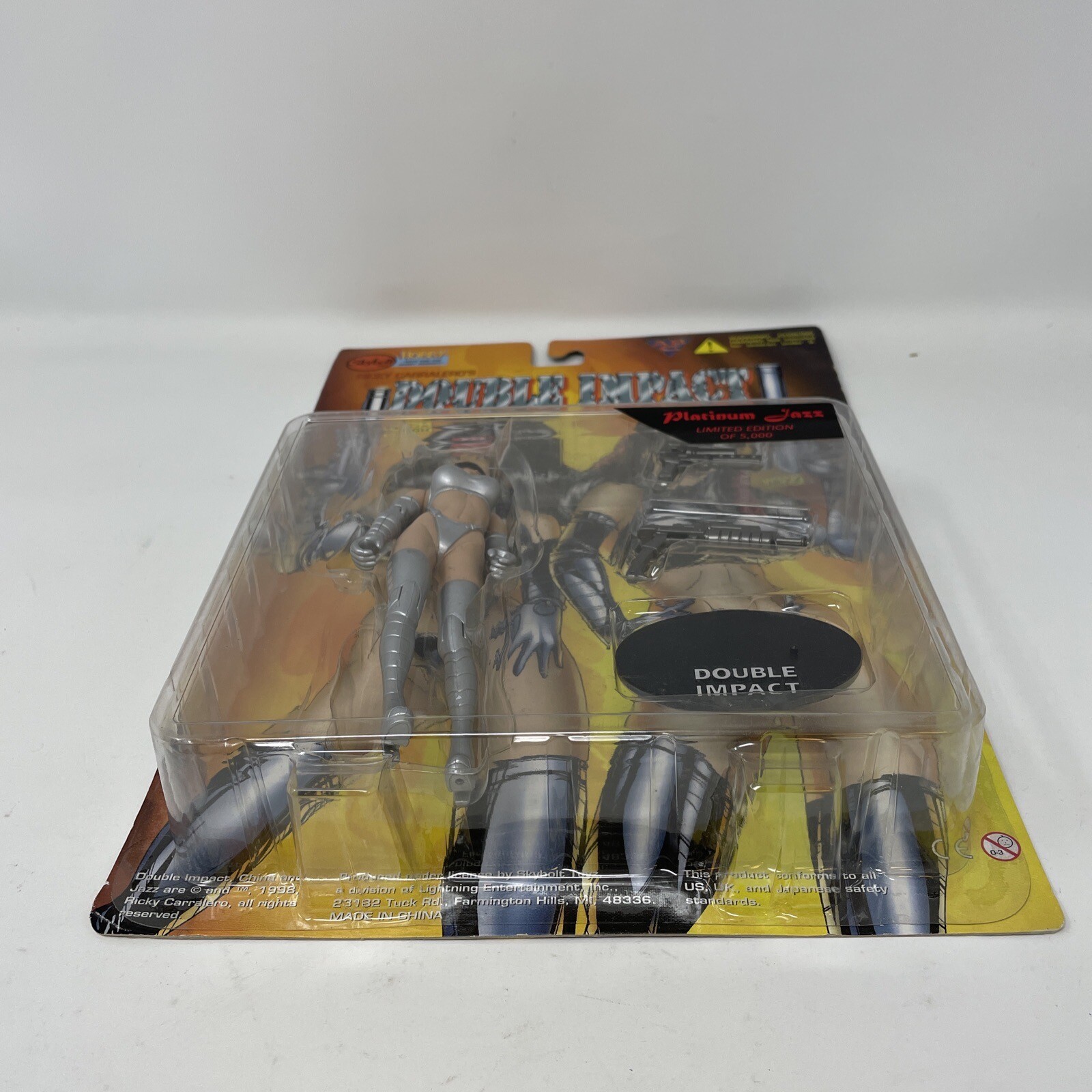 1998 Skybolt Toyz Double Impact Platinum Jazz Limited Edition Action Figure
