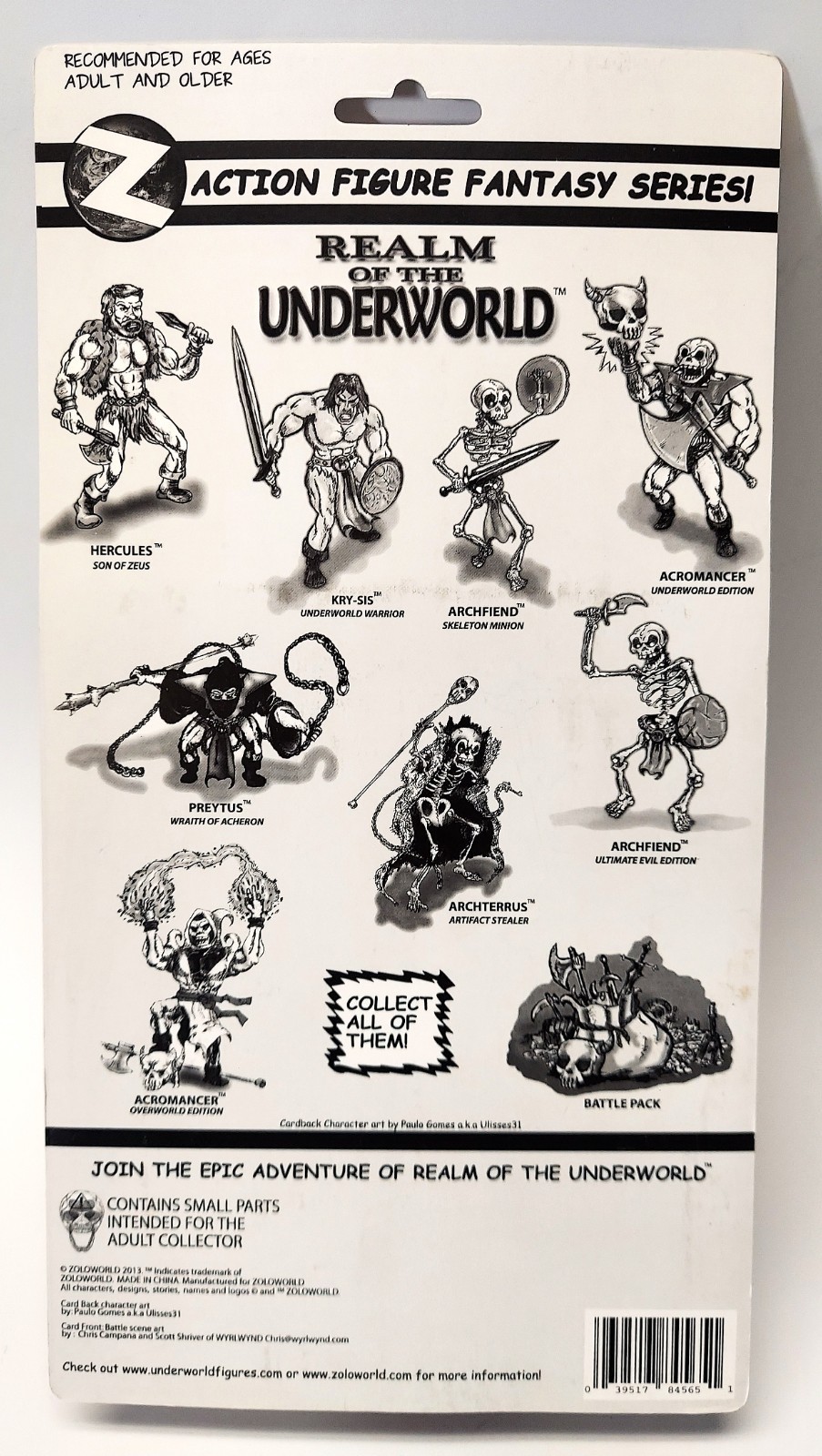 Zoloworld REALM OF THE UNDERWORLD ARCOMANCER OVERWORLD EDITION 2013 NEW MOTU KO
