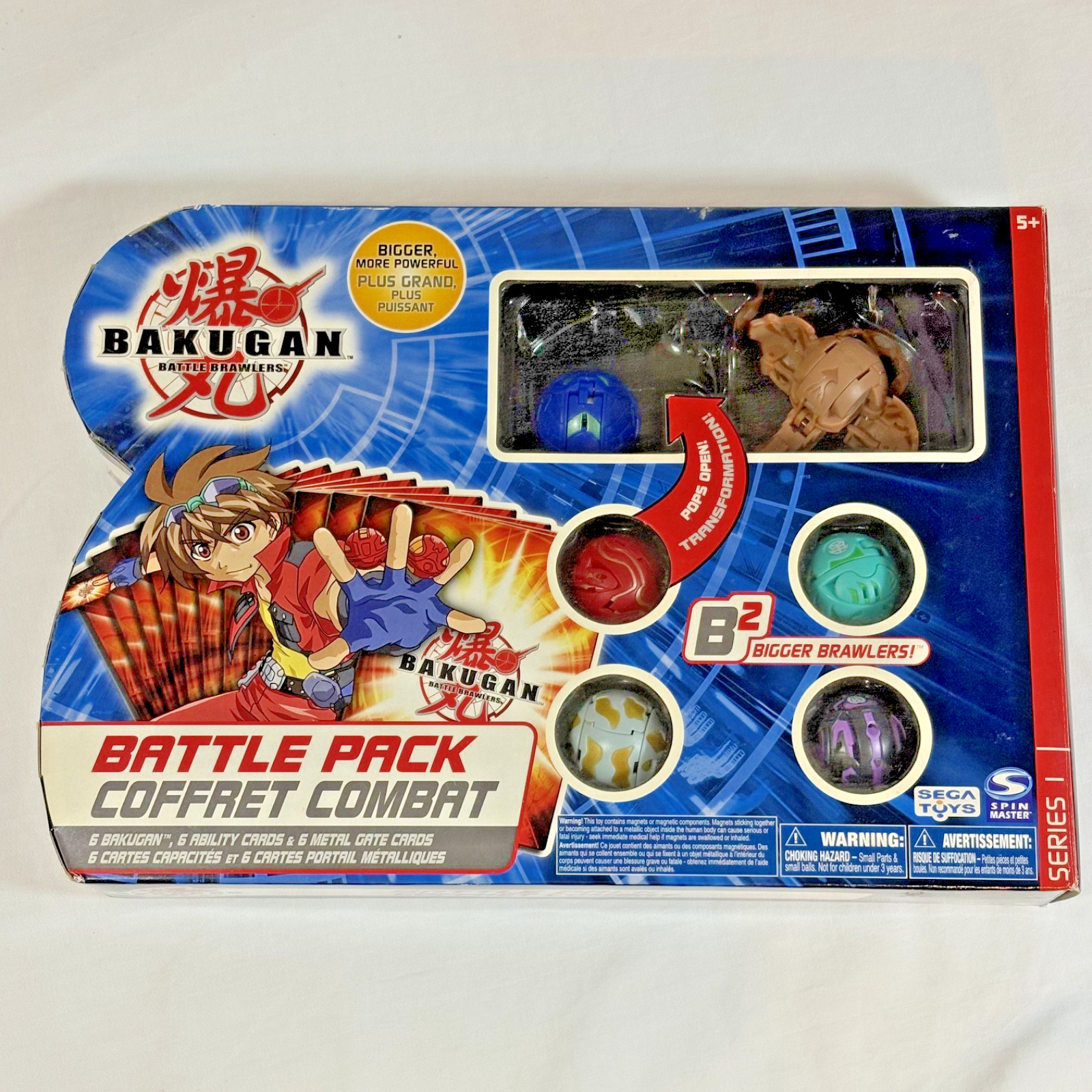 2008 Sega Toy Bakugan Battle Pack Coffret Combat Series 1 VHTF! Rare Unused